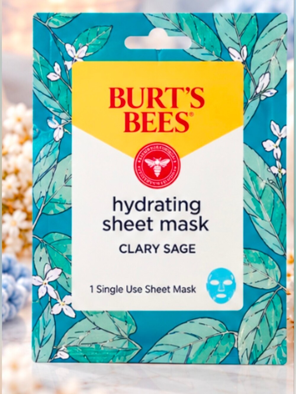 $3 Boo-Basket Add-On Burt's Bees Clary Sage Hydrating Sheet Mask